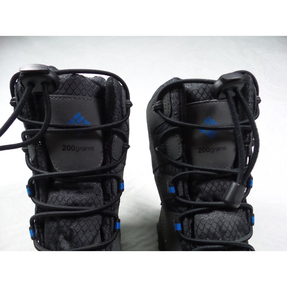 Columbia Boots Boys Size 6 Gray Bugaboot Plus III Omni-Heat 200g Waterproof - Picture 3 of 13